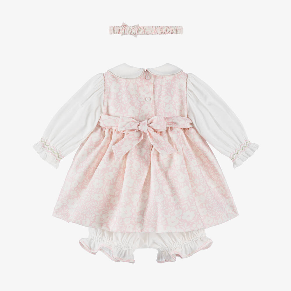 Pretty Originals-Розовое платье с вышивкой для девочек | Childrensalon Outlet