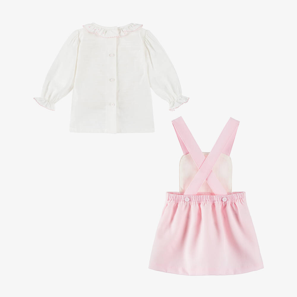 Pretty Originals-Комплект розовый сарафан для девочек | Childrensalon Outlet