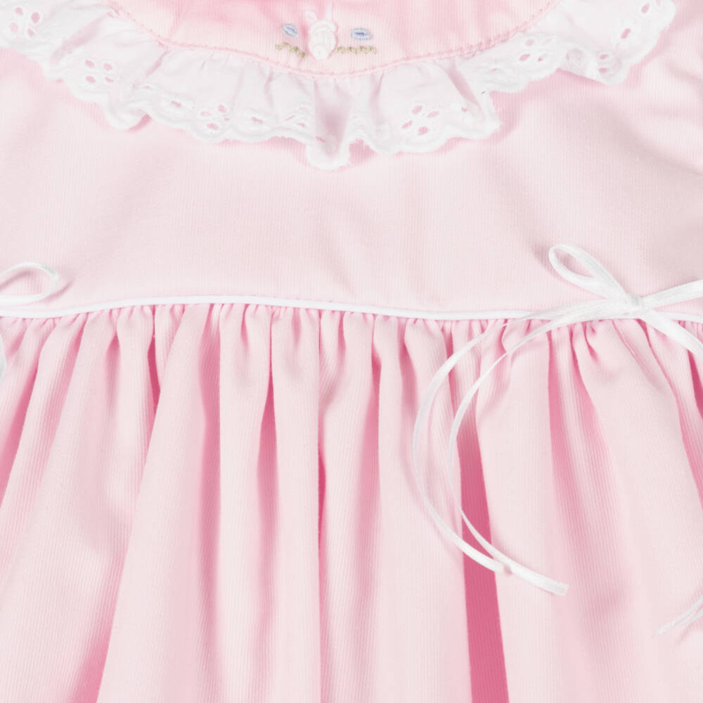 Pretty Originals-Girls Pink Ruffle Dress Ensemble | Childrensalon Outlet
