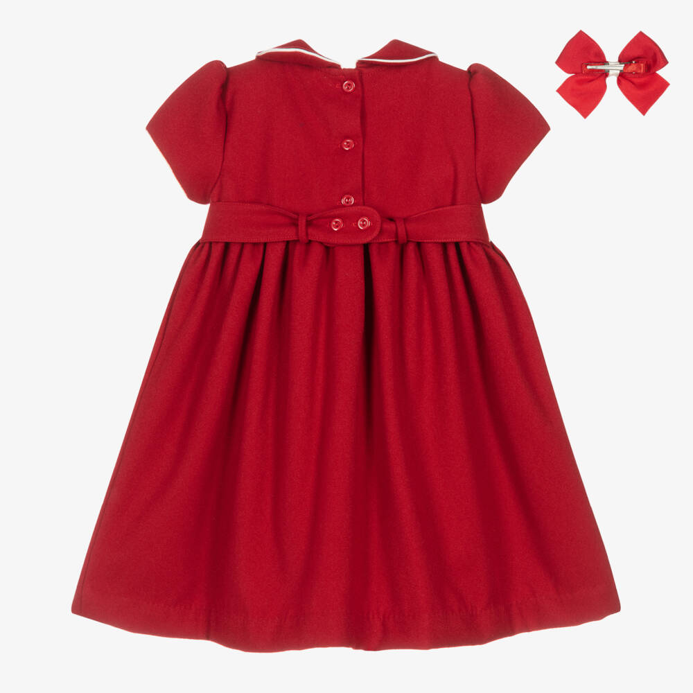 Pretty Originals-Girls Scarlet Smocked Dress Ensemble | Childrensalon Outlet