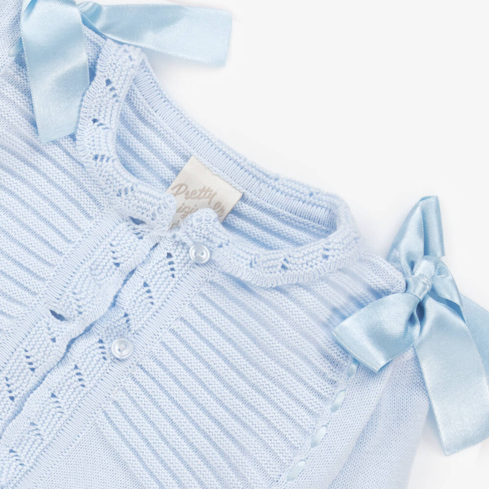 Pretty Originals-Girls Soft Cotton Knit Cardigan | Childrensalon Outlet