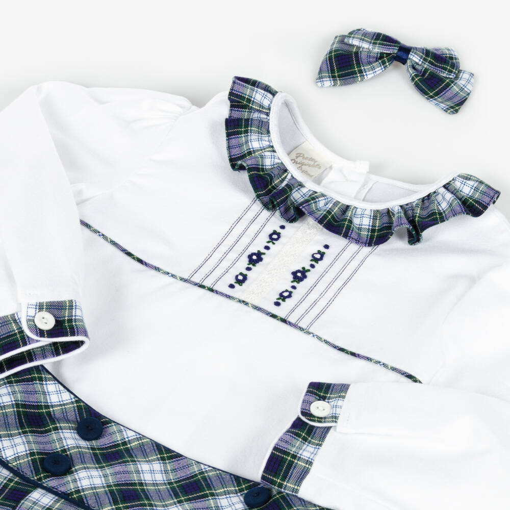 Pretty Originals-Girls Tartan Check Skirt Ensemble | Childrensalon Outlet