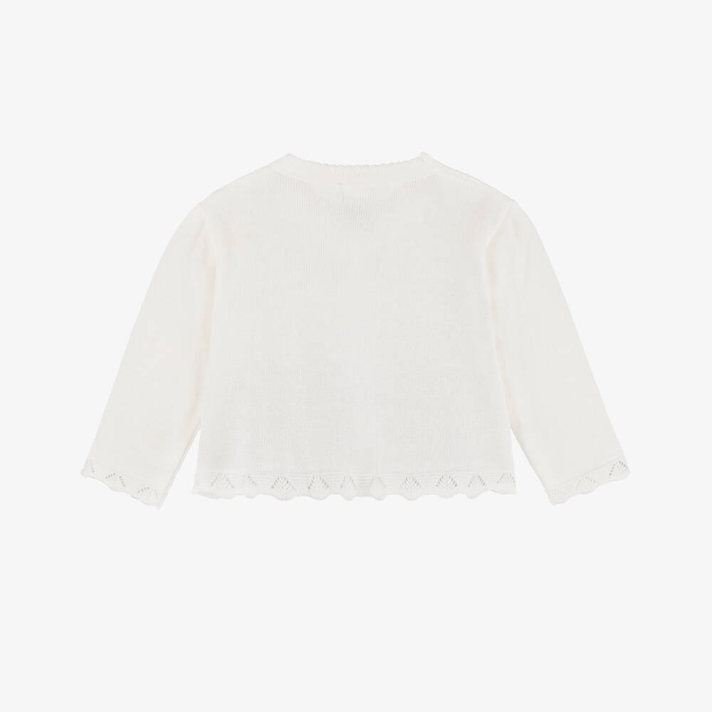 Pretty Originals-Ivory Bow Bolero | Childrensalon Outlet