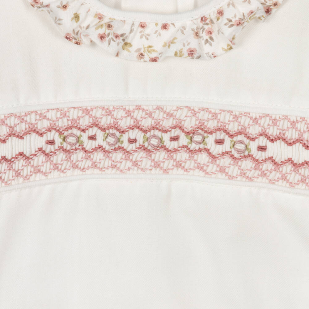 Pretty Originals-Кремово-розовый комплект с блузкой со сборками | Childrensalon Outlet