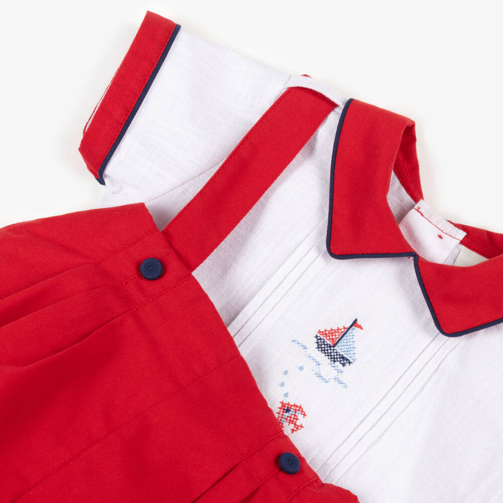 Pretty Originals-Little Boys Scarlet Ensemble Set | Childrensalon Outlet