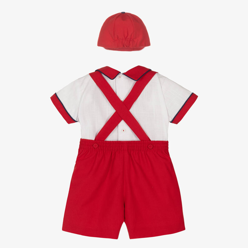 Pretty Originals-Little Boys Scarlet Ensemble Set | Childrensalon Outlet