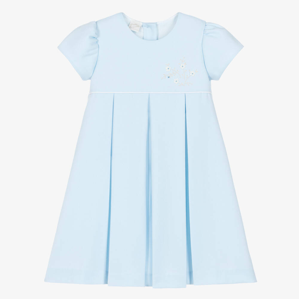 Pretty Originals-Pale Blue Dress | Childrensalon Outlet