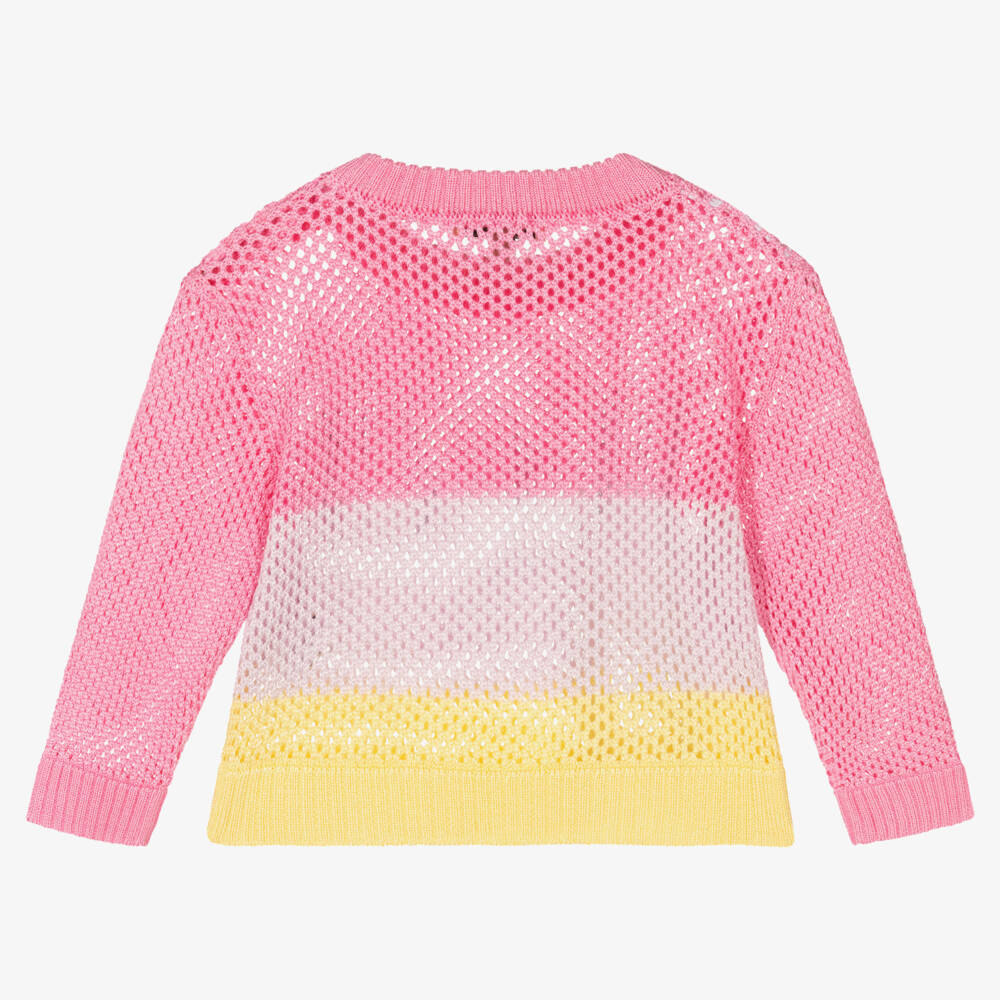 PUCCI-Baby Girls Cotton Knit Logo Jumper | Childrensalon Outlet