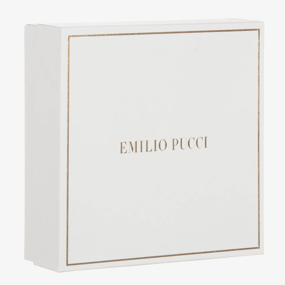 PUCCI-Синий подарочный комплект из хлопка с комбинезоном | Childrensalon Outlet