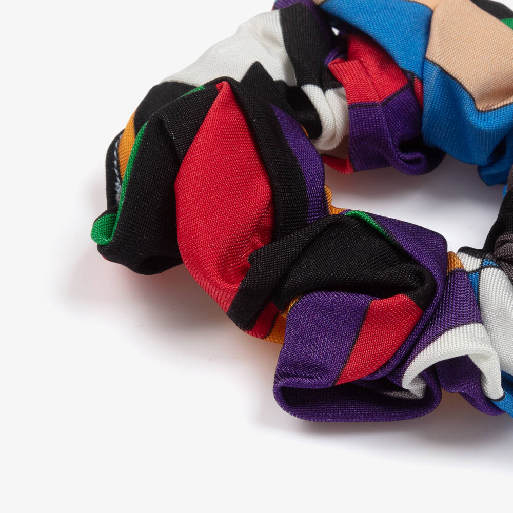 PUCCI-Girls Colourful Twill Hair Elastic | Childrensalon Outlet