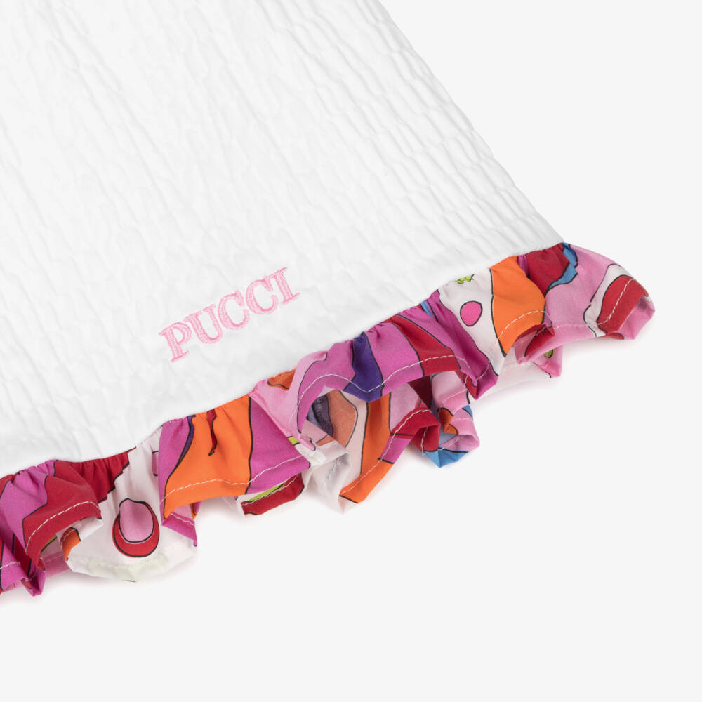 PUCCI-Girls Cotton Whimsical Print Dress | Childrensalon Outlet