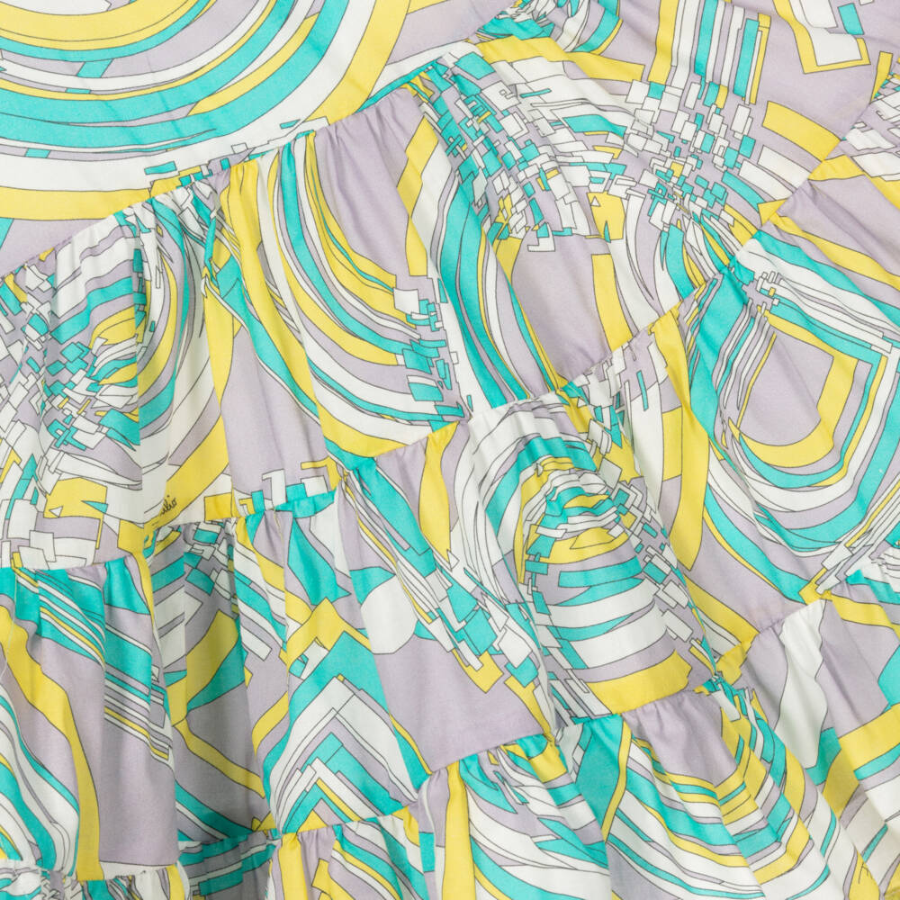 PUCCI-Girls Esploso Cotton Dress | Childrensalon Outlet