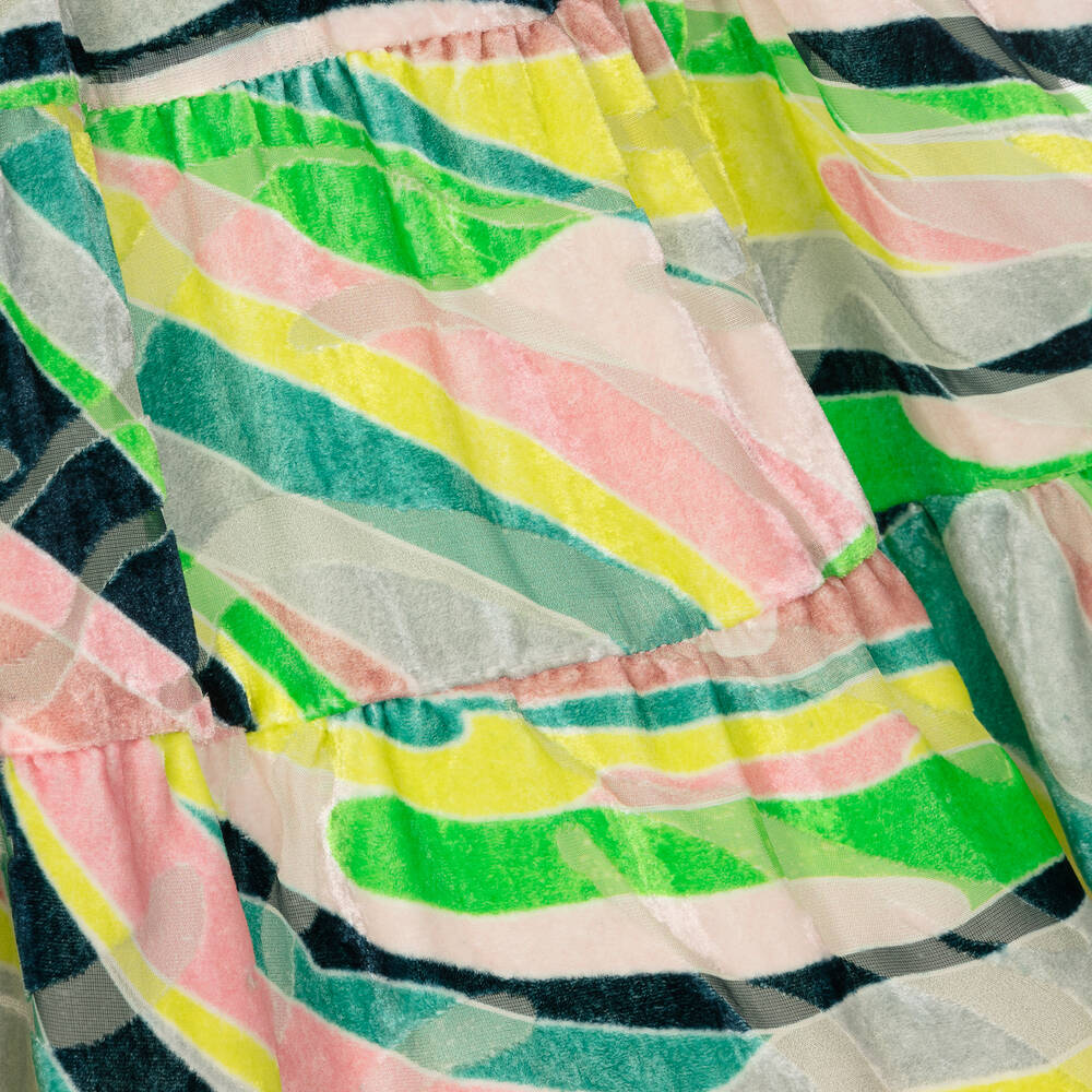 PUCCI-Girls Green Vetrate Dress | Childrensalon Outlet