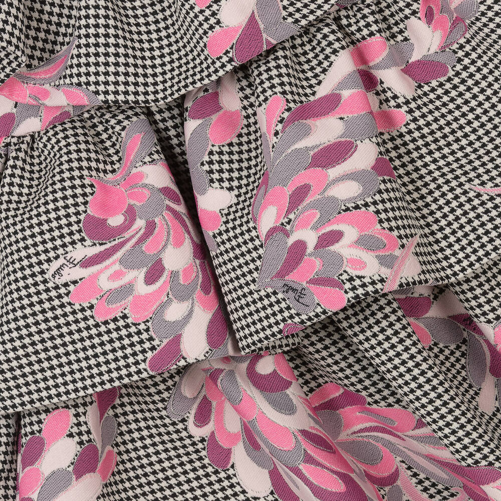 PUCCI-Girls Houndstooth Lilly Dress | Childrensalon Outlet