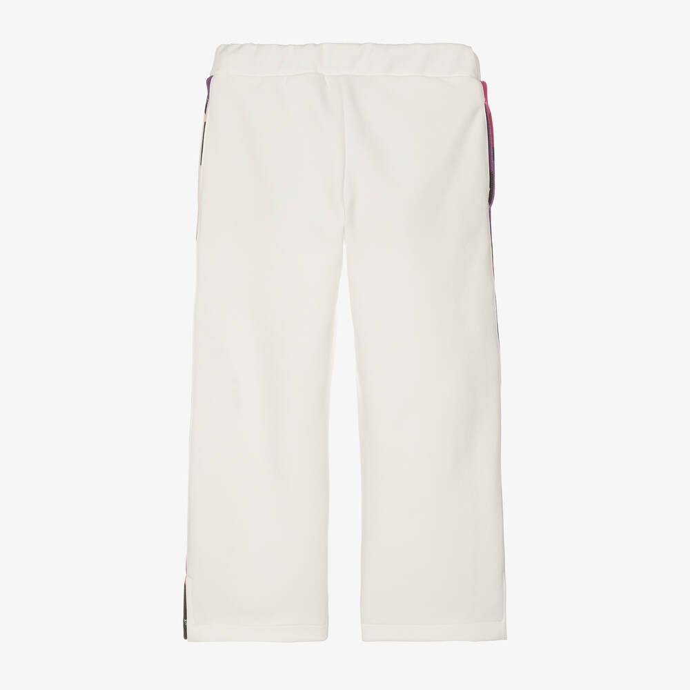 PUCCI-Girls Ivory Iride Print Joggers | Childrensalon Outlet