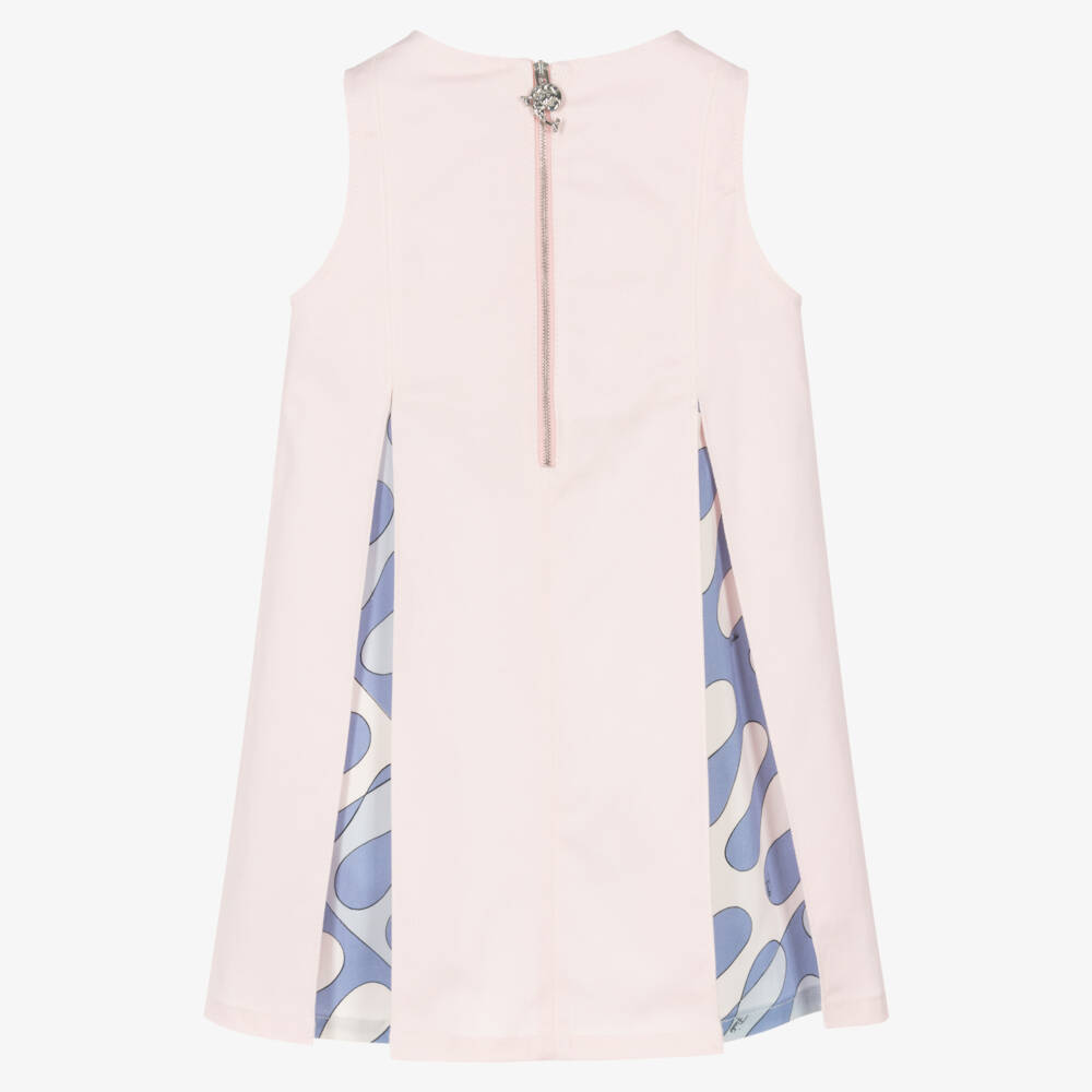 PUCCI-Girls Pink & Blue Unicorn Dress | Childrensalon Outlet