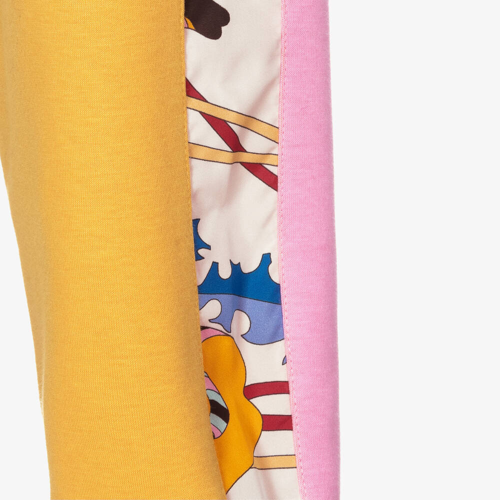 PUCCI-Girls Pink Ranuncoli Joggers | Childrensalon Outlet