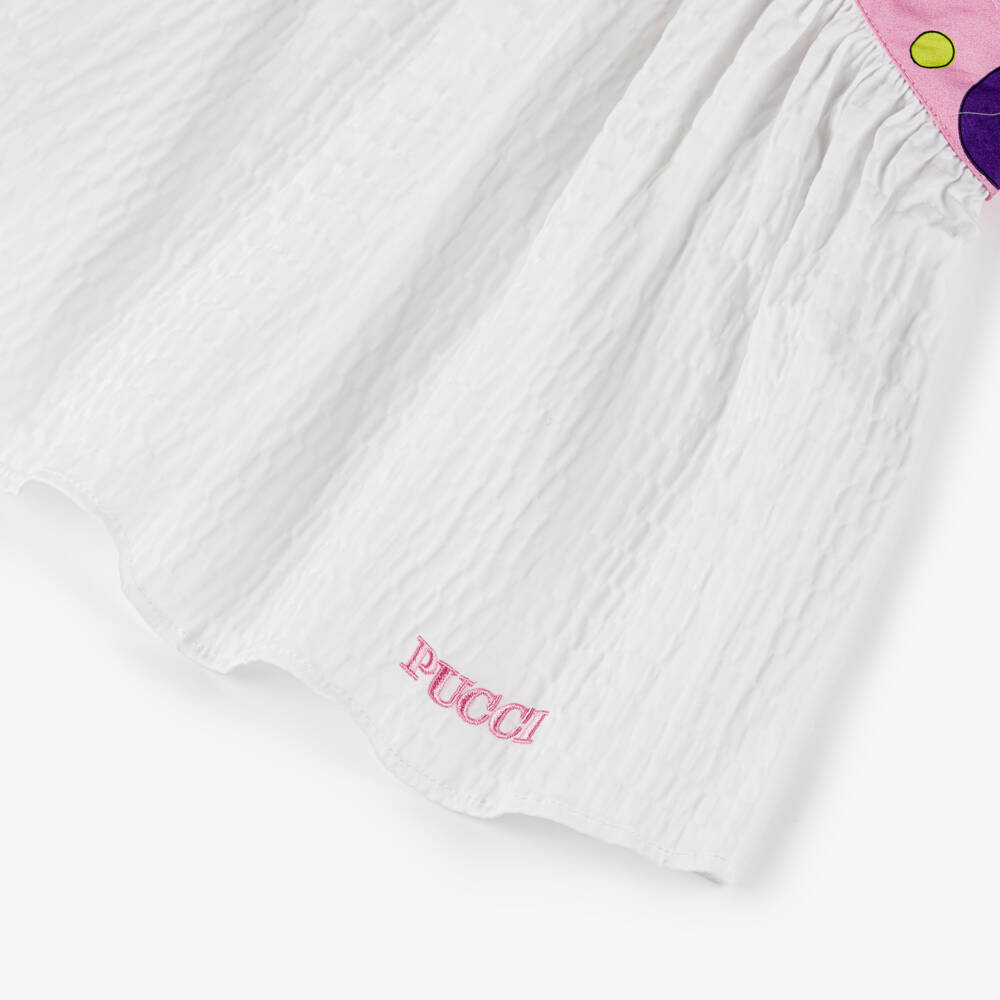 PUCCI-Girls Pure Cotton Fontane Print Top | Childrensalon Outlet