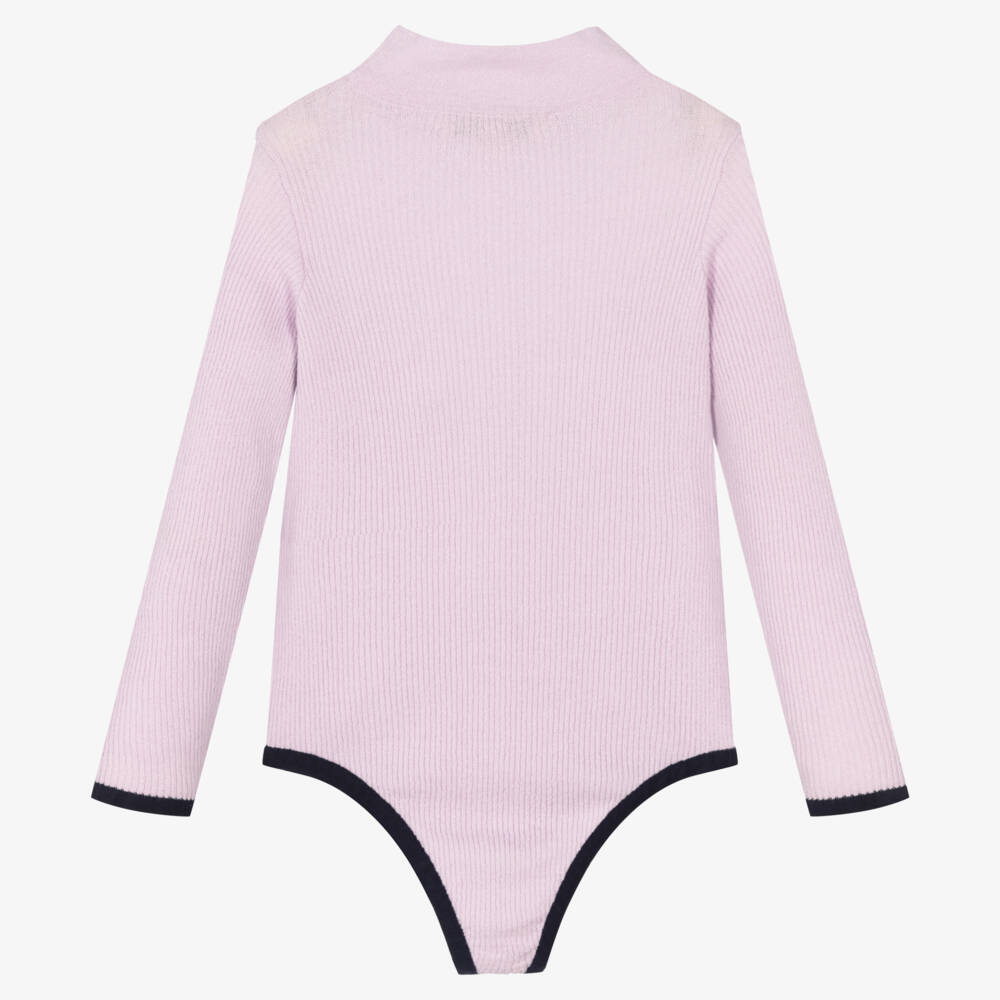 PUCCI-Girls Purple High Neck Top | Childrensalon Outlet