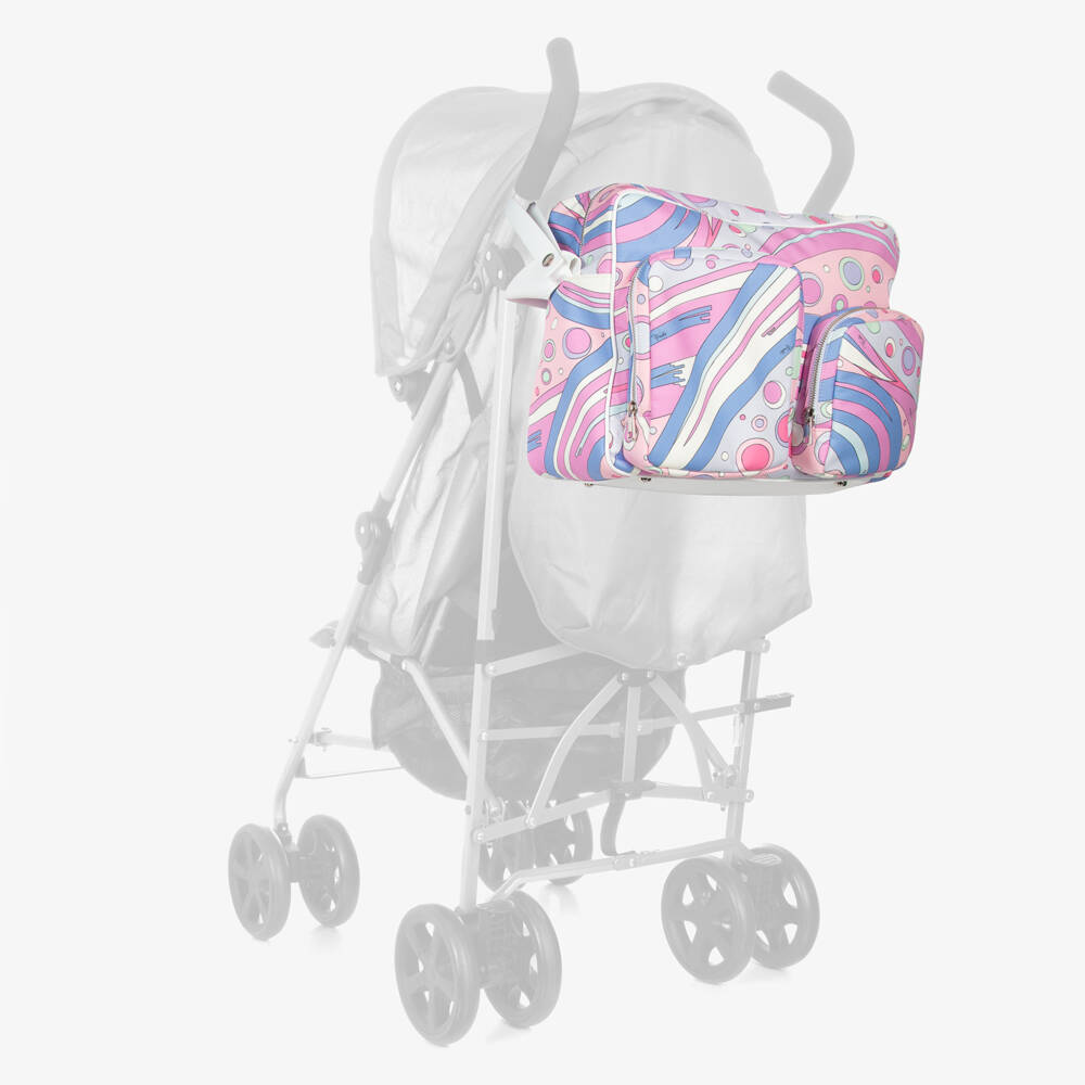 PUCCI-Girls Rosy Print Diaper Tote | Childrensalon Outlet