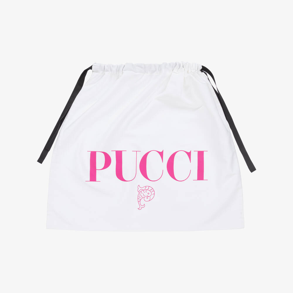PUCCI-Girls Rosy Print Diaper Tote | Childrensalon Outlet