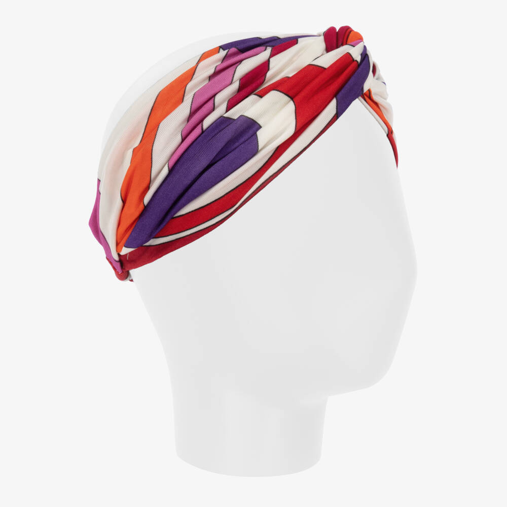 PUCCI-Girls Soft Pink Swirl Headband | Childrensalon Outlet