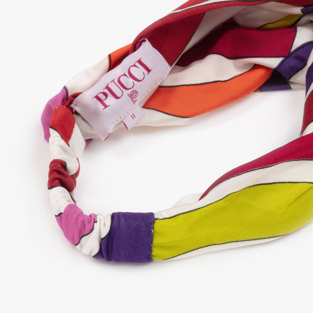 PUCCI-Girls Soft Pink Swirl Headband | Childrensalon Outlet