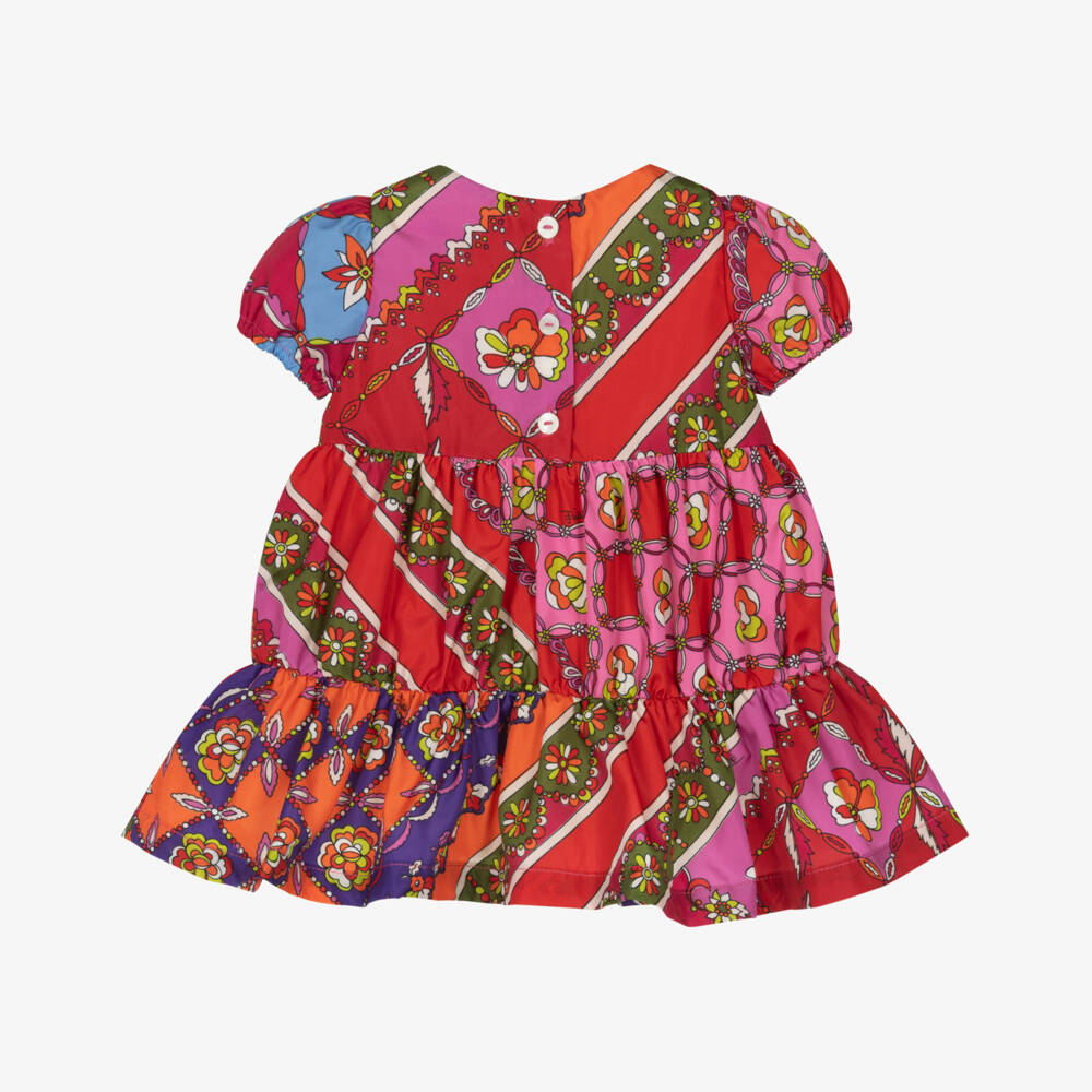 PUCCI-Girls Vibrant Geometric Print Dress | Childrensalon Outlet
