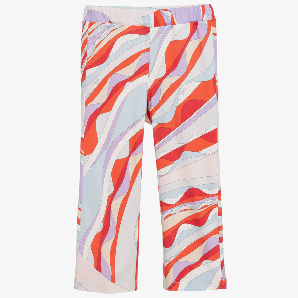 PUCCI-Girls Viscose & Silk Trousers | Childrensalon Outlet