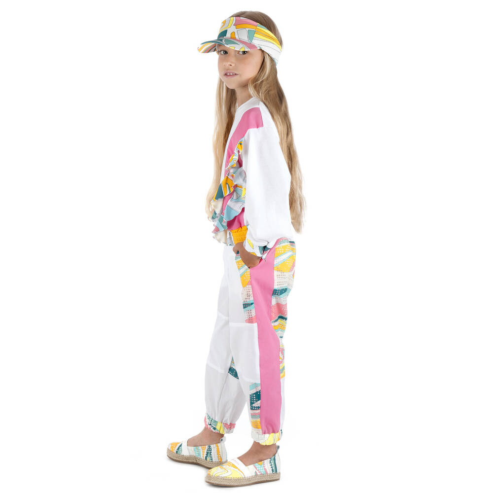 PUCCI-Girls White Lance Sweatshirt | Childrensalon Outlet