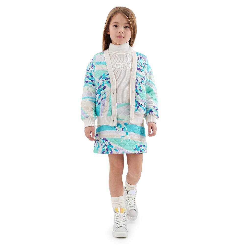 PUCCI-Ivory Lilly Roll Neck Sweater | Childrensalon Outlet