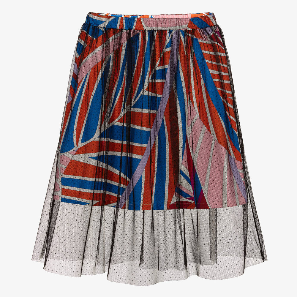 PUCCI-Teen Black Tulle Skirt  | Childrensalon Outlet