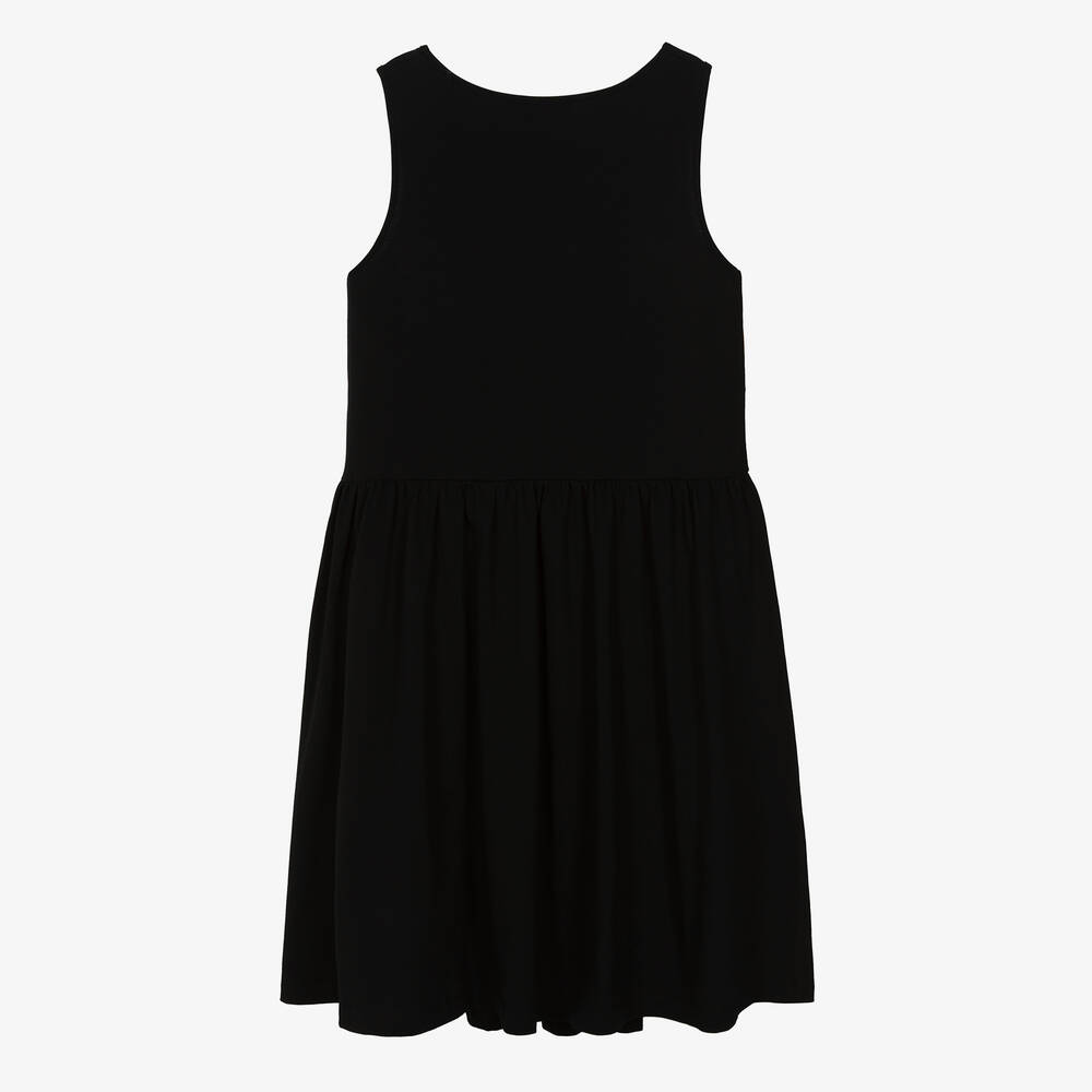 PUCCI-Teen Girls Black Cotton Sleeveless Dress | Childrensalon Outlet