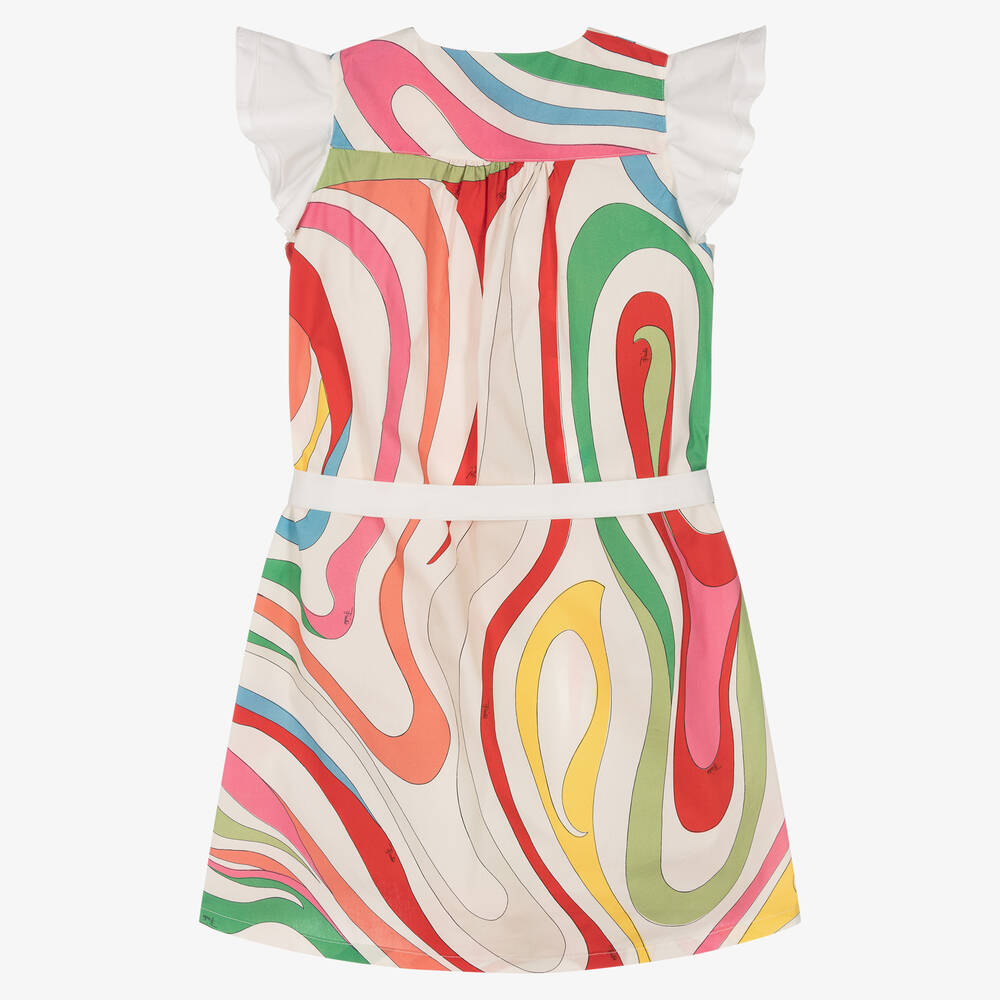 PUCCI-Teen Girls Cotton Marmo Dress | Childrensalon Outlet