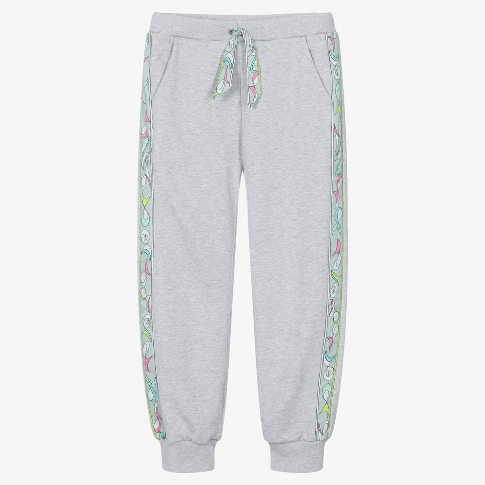 PUCCI - Jogging gris Iride Ado fille | Childrensalon