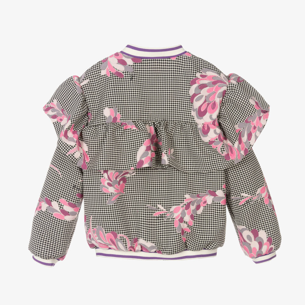 PUCCI-Teen Girls Houndstooth Jacket | Childrensalon Outlet