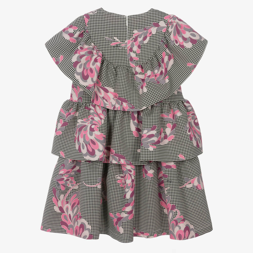 PUCCI-Teen Girls Houndstooth Lilly Dress | Childrensalon Outlet