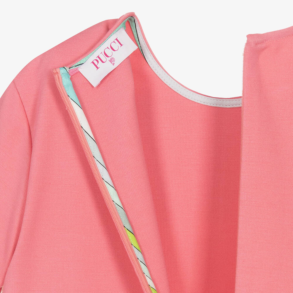 PUCCI-Teen Girls Pink Iride A-Line Dress | Childrensalon Outlet