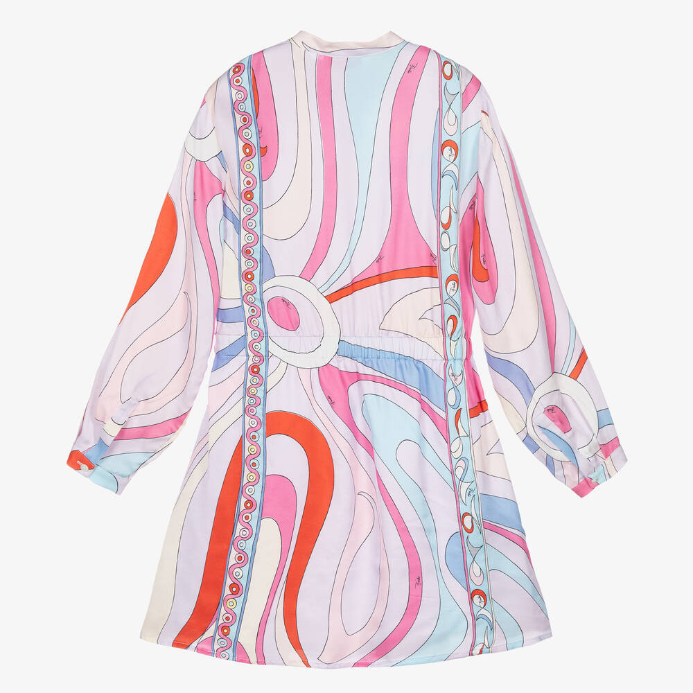 PUCCI-فستان فيسكوز لون بنفسجي للمراهقات | Childrensalon Outlet