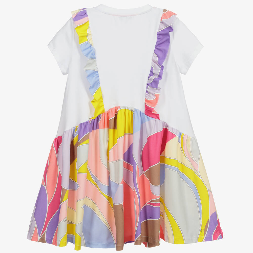 PUCCI-Teen Pink Jersey Dress | Childrensalon Outlet