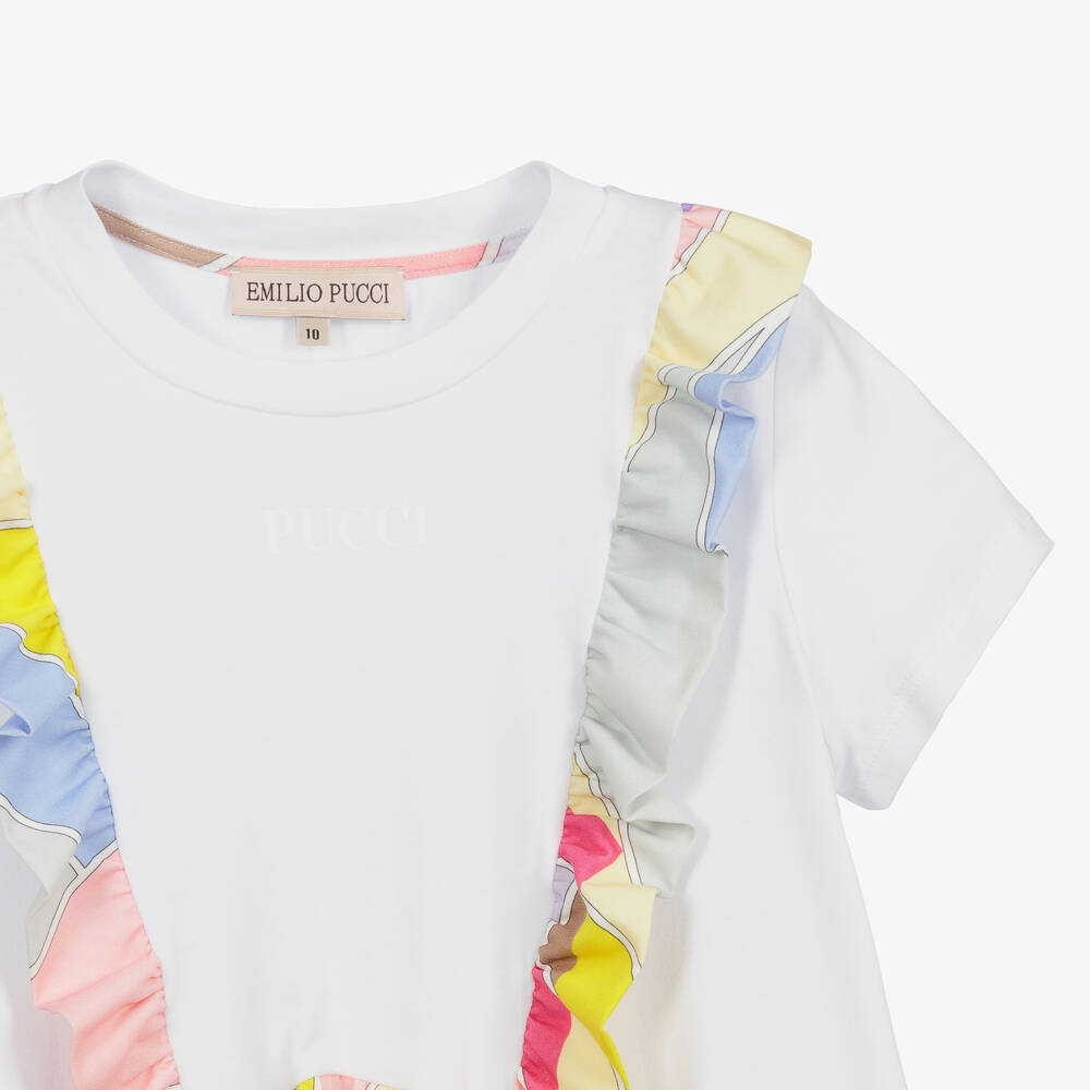 PUCCI-Teen Pink Jersey Dress | Childrensalon Outlet