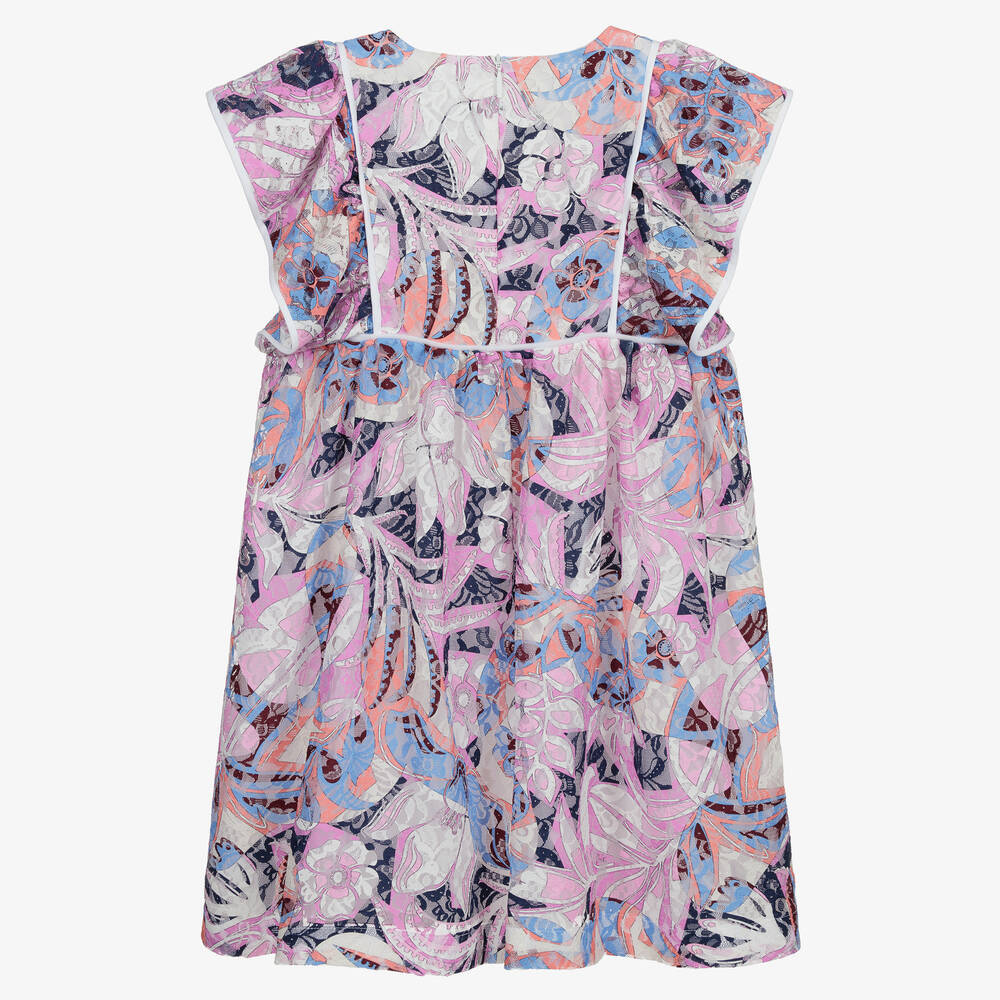 PUCCI-Розовое кружевное платье для подростков | Childrensalon Outlet