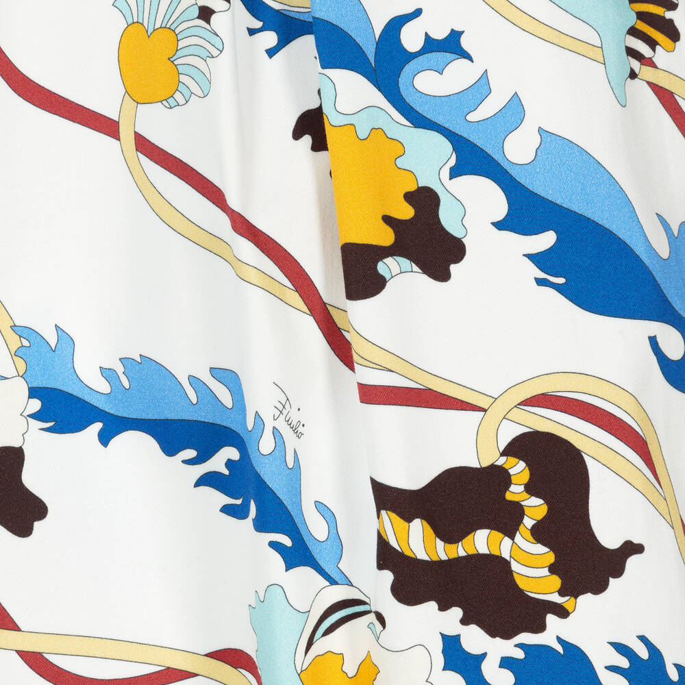 PUCCI-Teen White Ranuncoli Trousers | Childrensalon Outlet