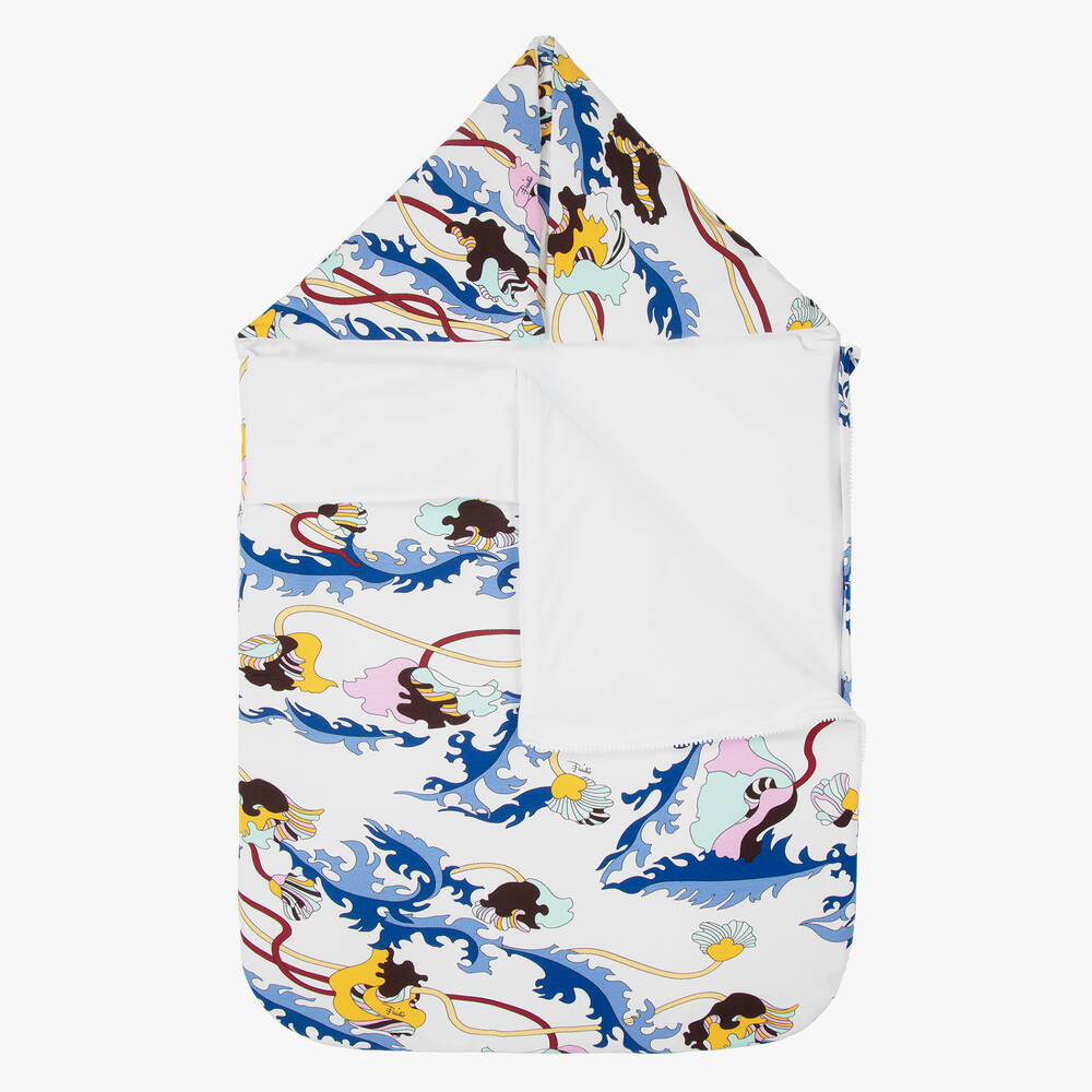 PUCCI-White Ranuncoli Nest (77cm) | Childrensalon Outlet