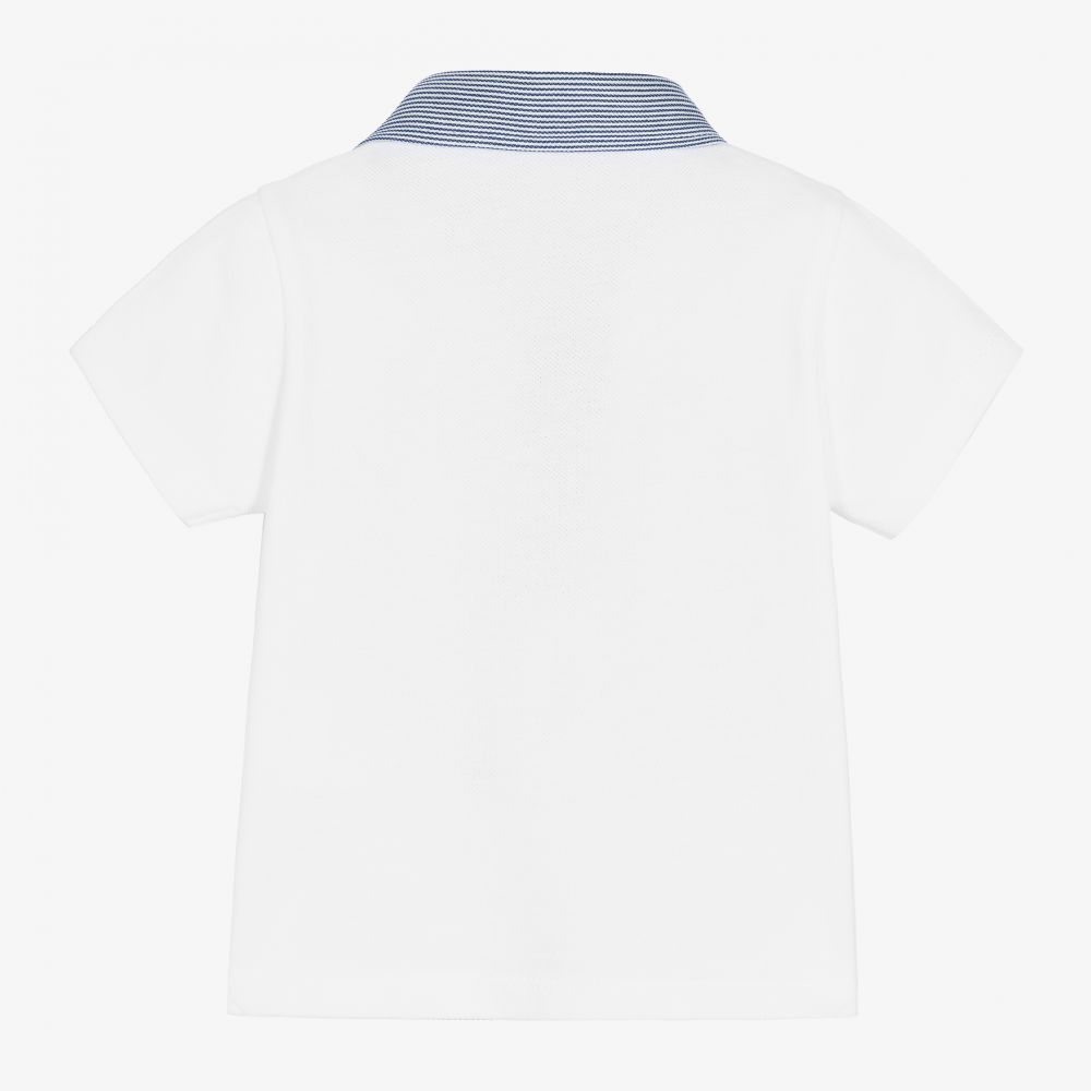 بيوريتي دو بيبي-Baby Boys White Polo Shirt | Childrensalon Outlet