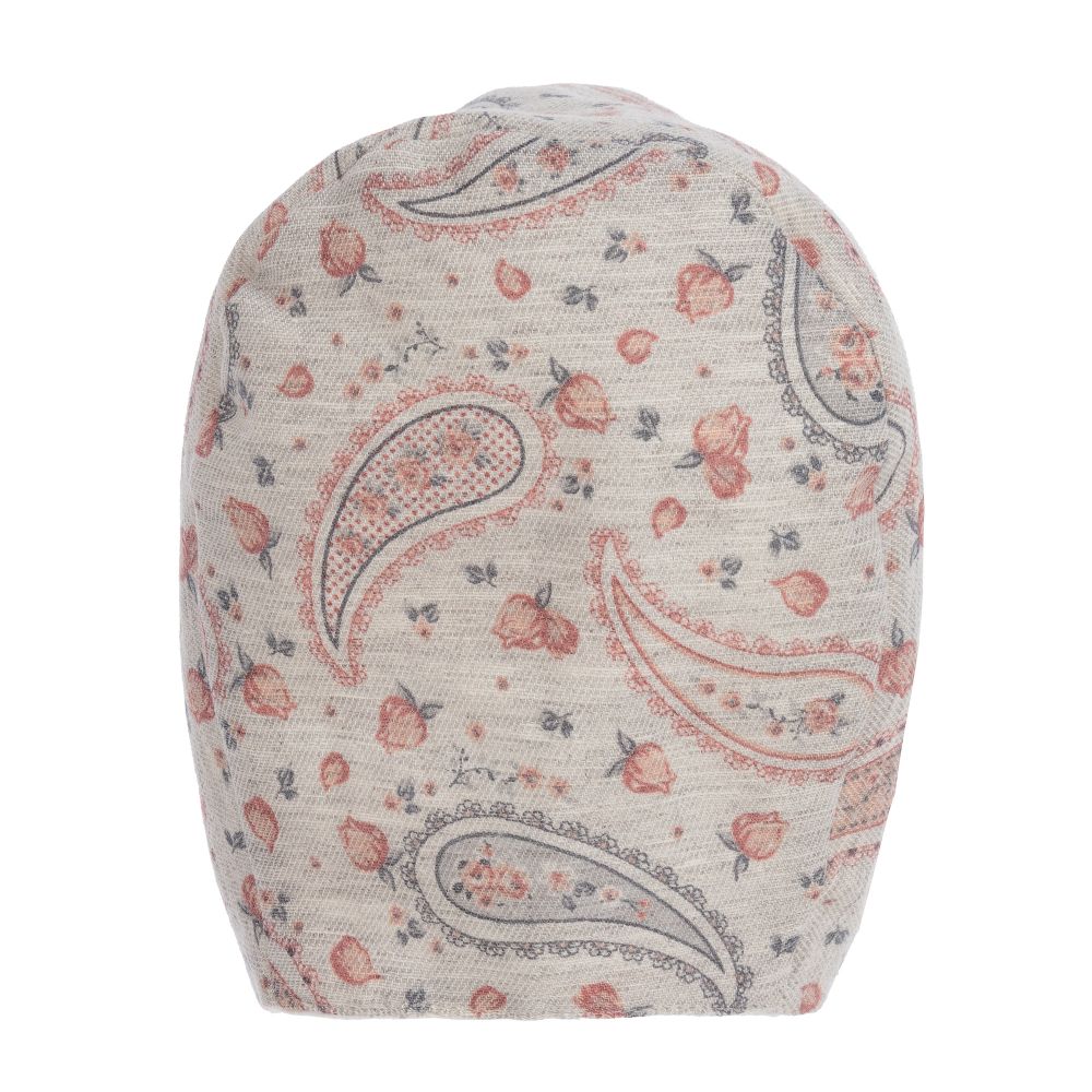 Purete Du Bebe Baby Girls Grey Pink Bonnet Childrensalon Outlet