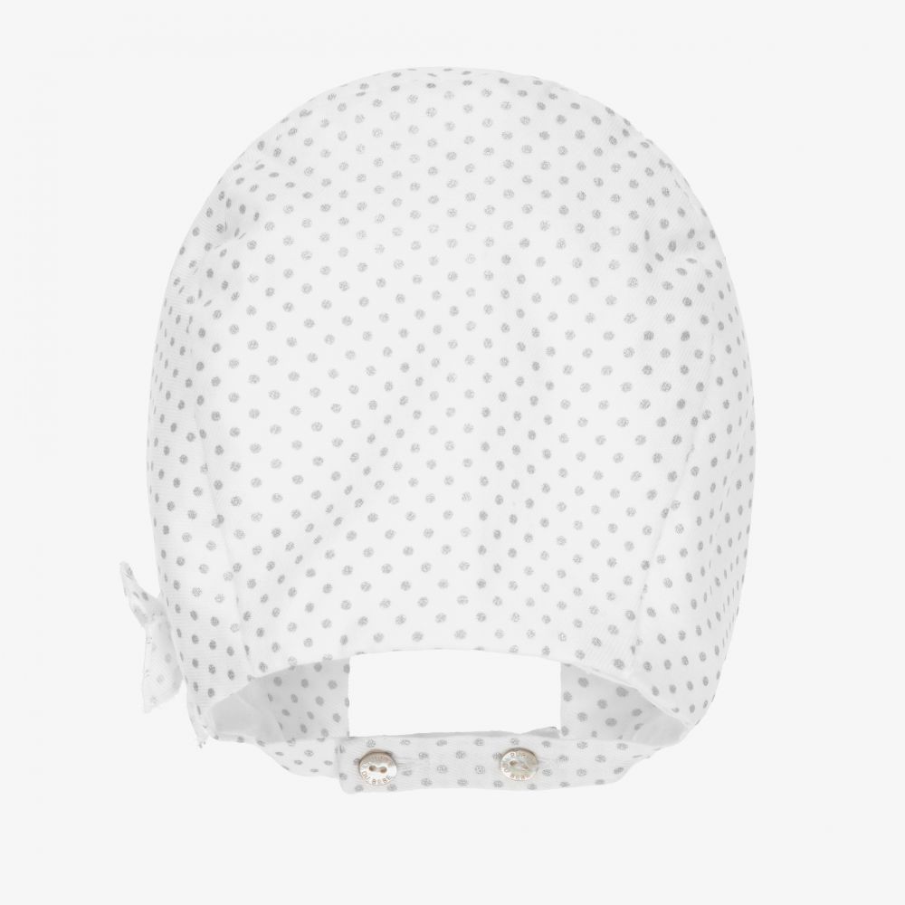 Pureté Du... Bébé-Baby Girls White Bonnet | Childrensalon Outlet