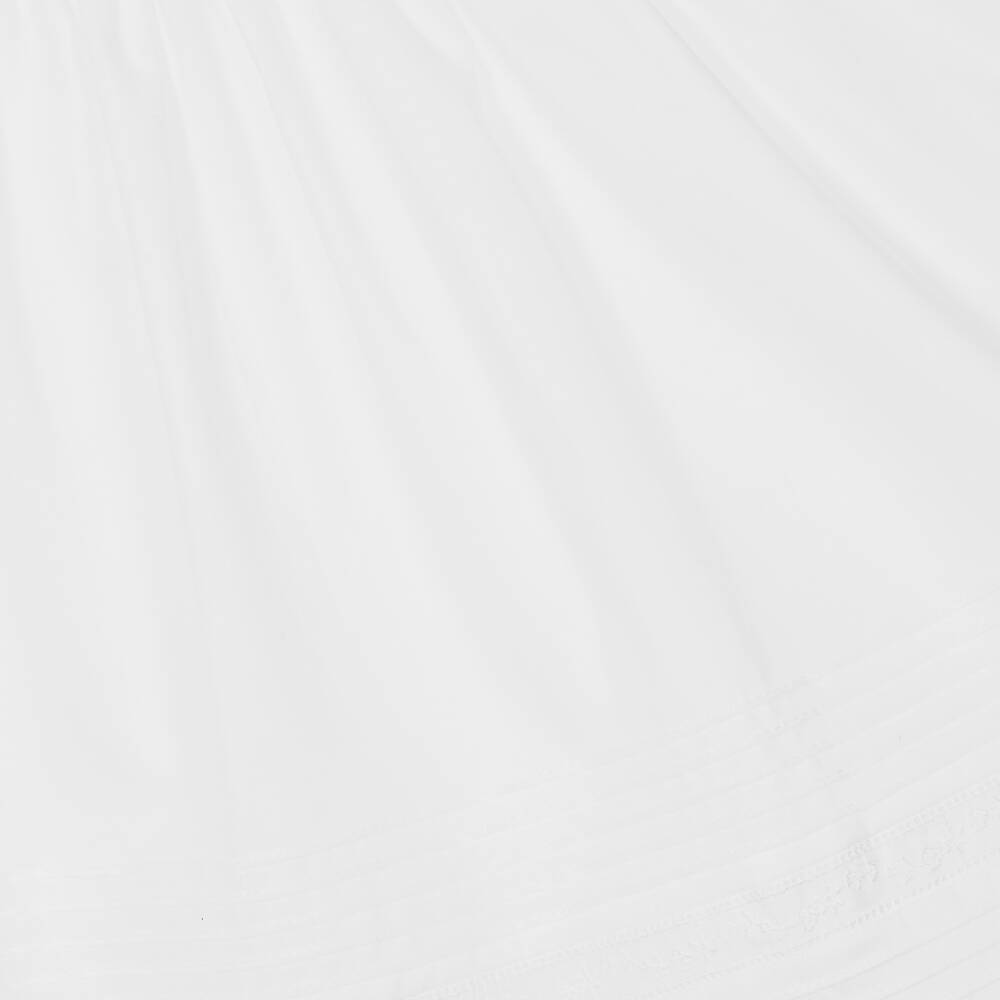 Pureté Du... Bébé-Baby Girls White Cotton Dress | Childrensalon Outlet