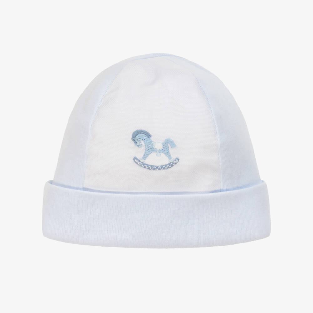 Pureté Du... Bébé-Голубая хлопковая шапочка для малышей | Childrensalon Outlet