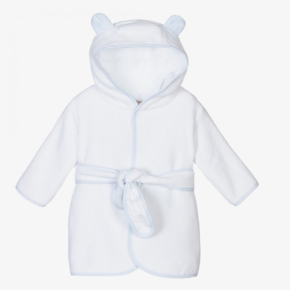 Boys white dressing gown top